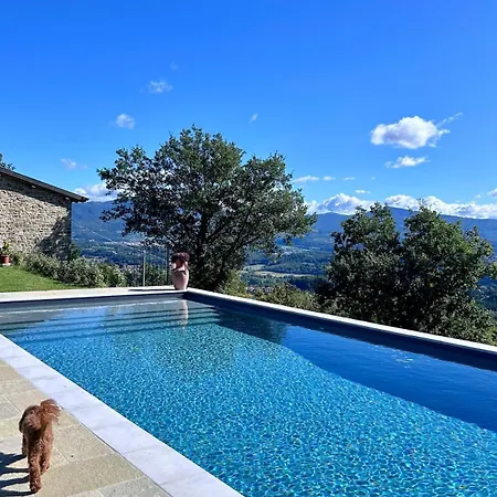 Poggelleri La Cartolina Su E Le Colline Toscane Prázdninový dům Poppi